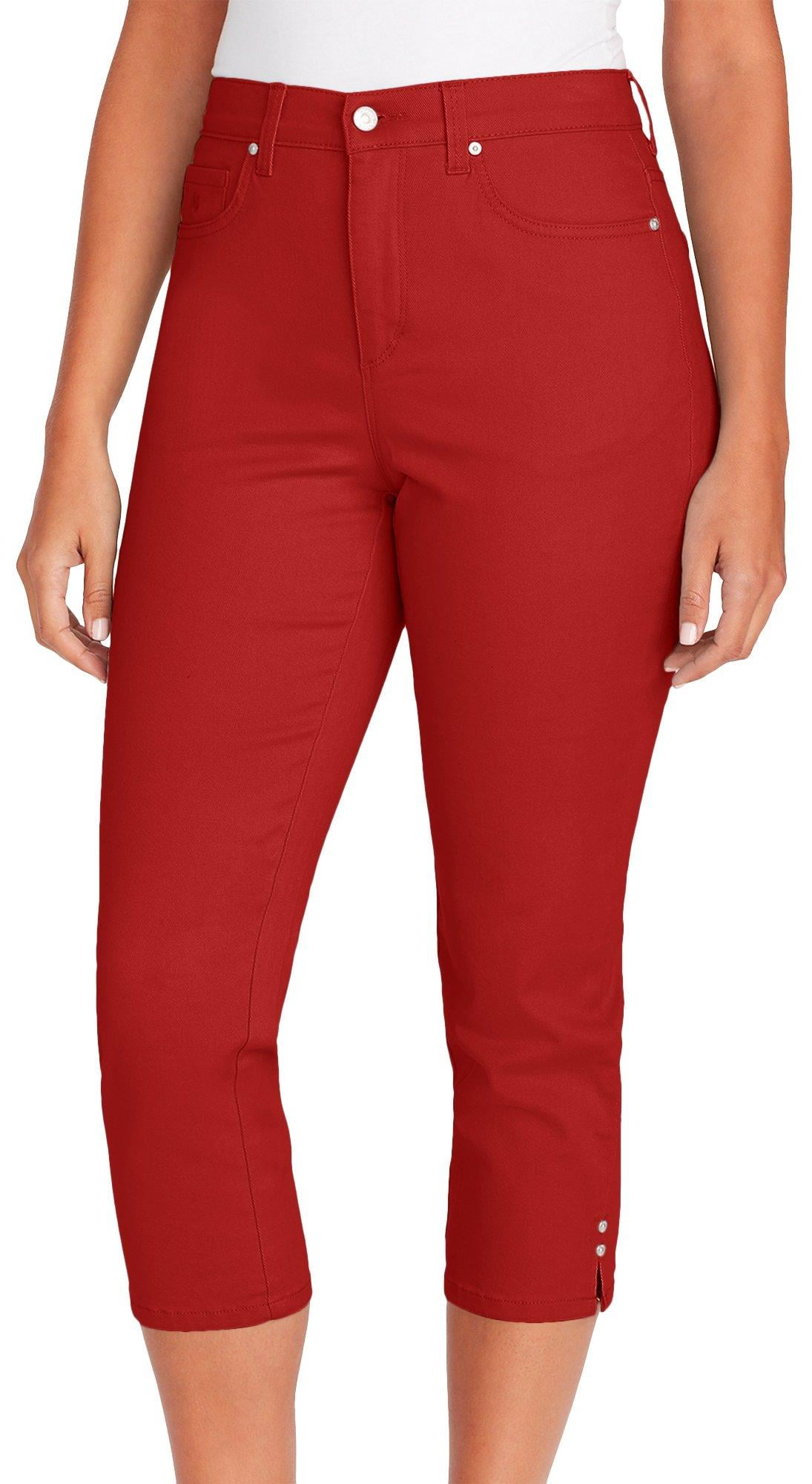 gloria vanderbilt amanda jeans red
