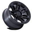 thumbnail image 2 of 17x8 Pro Comp PA204 Roughneck Matte Black Wheel 6x4.5 (20mm), 2 of 3