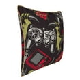 thumbnail image 2 of Kll Vintage Gaming Decorative Throw Pillow Covers Velvet Soft For Couch Sofa Bedroom Living Room Outdoor -18"X18", 2 of 8