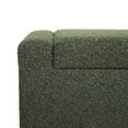 thumbnail image 6 of Noble House Betts Betts Modern Upholstered Storage Ottoman Black Green, 6 of 9