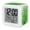 Moss, Olive, Chartreuse, Fern, variant on Teal Blue Marble Digital Alarm Clock for Bedrooms, Smart LED Alarm Clock with 7 Color Changing Night Light, Abstract Art Fog Clouds Silent Wake Up Clocks for Sleep Study Cooking 3.2"x3.2"