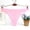 Pink, variant on Panties For Women Plus Size Underwear High Waist Leisure Tie Drop Waist Black 2XL
