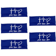 thumbnail image 5 of Headbands for Women with Buttons for Face Mask Ear Saver Headband for Nurses Elastic No Slip Hair Bands Workout dark blue, 5 of 5