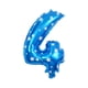 thumbnail image 1 of Bearachild Globo de feliz cumpleaños para celebración festiva y alegre Decoración efectiva Globo de aluminio con números Kits de decoración para fiestas 4 azul 16 pulgadas, 1 of 6
