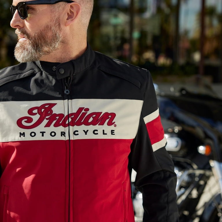 Indian Motorcycle Men's Madison Jacket, Red - L - 283317706