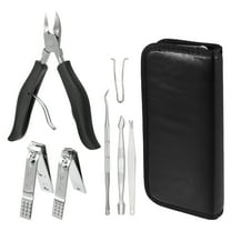 Toenail Clippers for Thick Nails Nail Clippers for Men and Women Nail Clippers Kit Pack of 9pcs Black