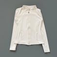 thumbnail image 3 of WMTBSRSW Women UPF 50+UV Rash Guard Swim Shirt Long Sleeve Slim Fit Fishing Hiking Outdoor Shirt Lightweight Sun Protection Zip up Jackets White Large, 3 of 7