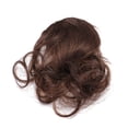 thumbnail image 2 of 1 Pce Frange Bouclée Fausse Frange Extension de Cheveux à Clip pour Filles Dames (Marron Foncé), 2 of 7