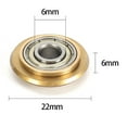thumbnail image 4 of 2X 22mm Manual Tile Cutter Rotary Bearing Wheel Replacement for Cutting Machine 1Pcs, 4 of 9