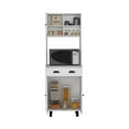 thumbnail image 6 of TUHOME Salem Kitchen Pantry  White Engineered Wood, 6 of 6