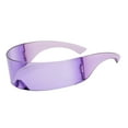 thumbnail image 1 of Gafas de sol Alien Robot Gafas de sol Estrechas Diadema unisex Rimless Cool Violeta jinwen Gafas de fiesta, 1 of 8