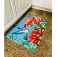 thumbnail image 2 of Hummingbird Found Blooming Cactus 30 x 20 Inches Accent Throw Rug, 2 of 5