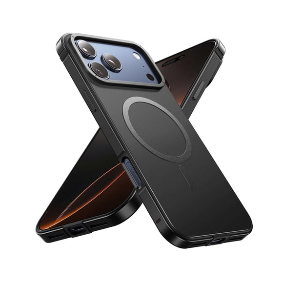 Funda Magnética de Metal Vertmost para iPhone 17 Pro Max Negra