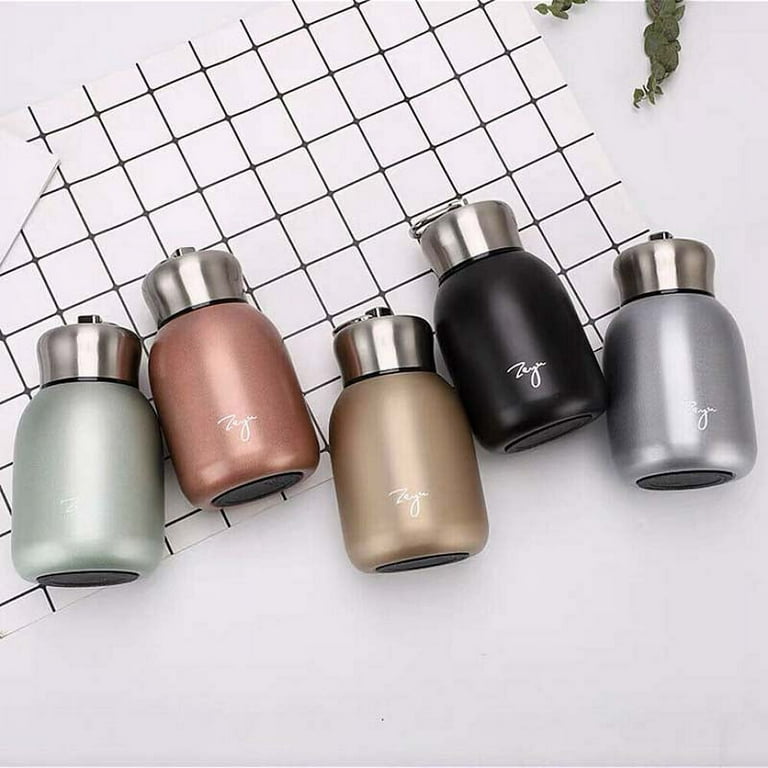 Mini Thermos Cup Travel Drink Mug Coffee Cup Small Stainless Steel