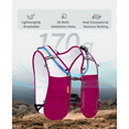 thumbnail image 2 of Running Vest Backpack with 2L Water Bladder, Sports Chest Bag for Women and Men, Lightweight Chest Pack for Hiking Trail Running Cycling Race Marathon, 2 of 14