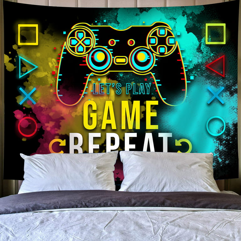 Neon Gaming Posters for Boys Room Decor - Gaming Room Decor - Boys Bedroom  Decor - Gamer Decor - Inspirational Posters for Video Game Room - Game Room