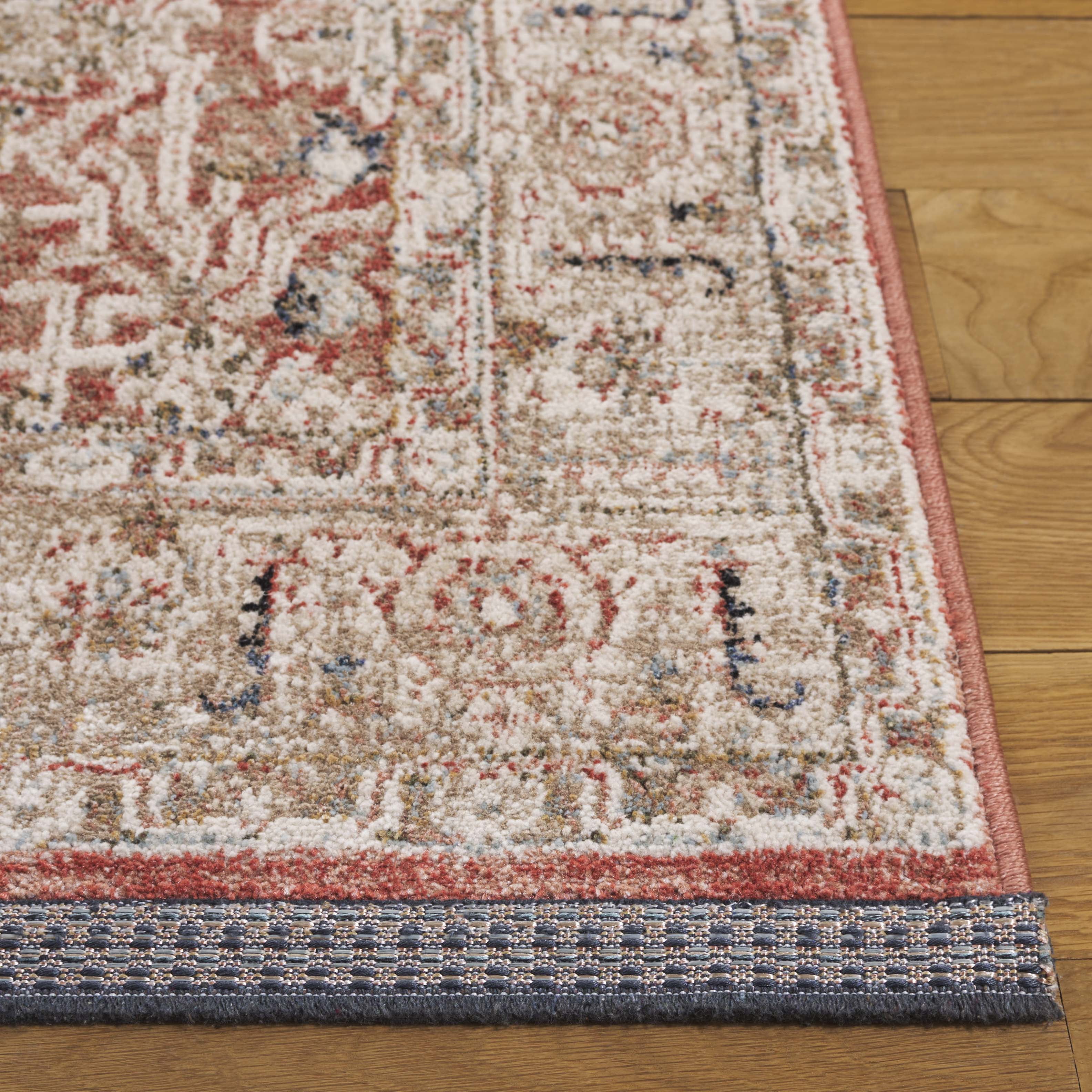 SAFAVIEH Vivaldi Roberta Abstract Area Rug, Rust/Ivory, 4' x 6'