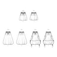 thumbnail image 5 of Simplicity Sewing Pattern 9954 - Misses' Skirts, Size: H5 (6-8-10-12-14), 5 of 8