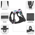 thumbnail image 6 of XMXY No Pull Dog Harness, Pumpkin Pink Orange Retro Adjustable Reflective Pet Harness with Oxford Vest, X-Large Size, 6 of 9