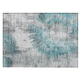 thumbnail image 2 of Addison Rugs Chantille Indoor/Outdoor Transitional Abstract Teal Washable Rectangle Rug, 1'8" x 2'6", 2 of 6