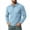 Q55 Light Blue, variant on Mifsaly Mens Long Sleeve Shirts Waffle Knit Lapel Collar Blouses Casual Daily Golf Shirts for Spring Fall Light Blue,XXL