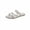 Silver, variant on YgkuHd Women's Summer Slippers,Women's Fashionable Casual Versatile Trendy Flat Decorative Sparkly Plus-Size Shoes Spring/Summer Comfortable Slippers for Summer Season, Daily Wear