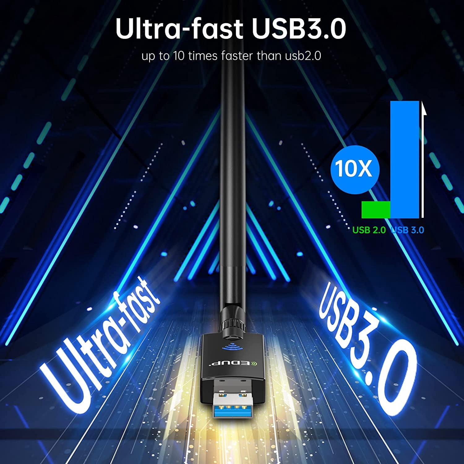 Ini USB WiFi Adapter 650bps Wireless Network A In Pakistan | WellShop.pk