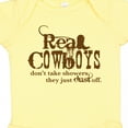 thumbnail image 4 of Inktastic Real Cowboys Boys or Girls Baby Bodysuit, 4 of 5