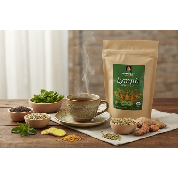 Organic Lymph Herbal Tea, 8oz (227g)