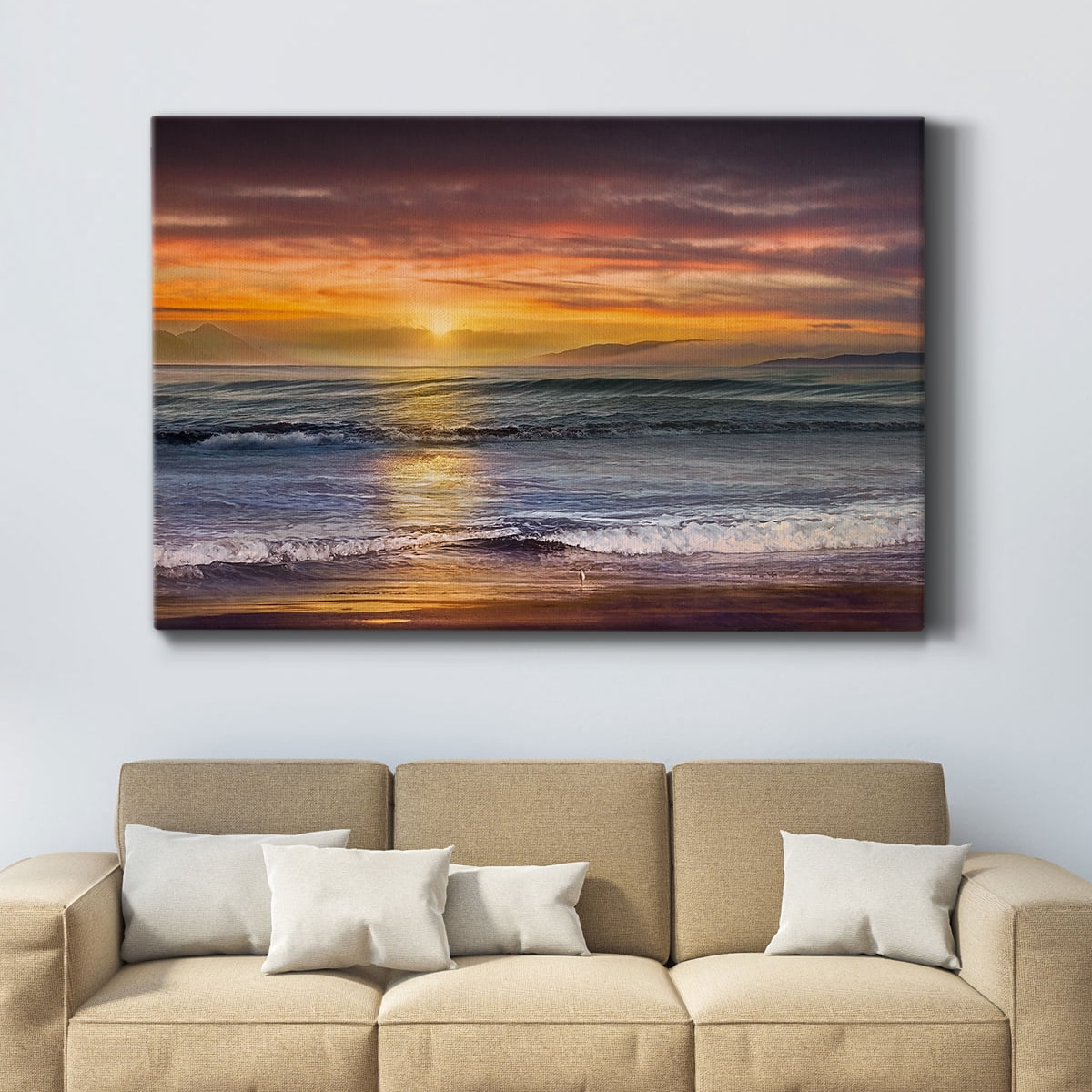 Wexford Home Sundown Premium Gallery Wrapped Canvas, 8" x 12" - Ready to Hang
