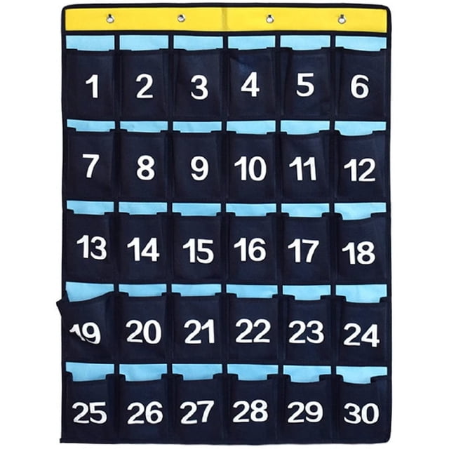 Tabla de bolsillo numerada para el aula para teléfonos celulares, soporte para calculadora Levamdar HMHZ650-2
