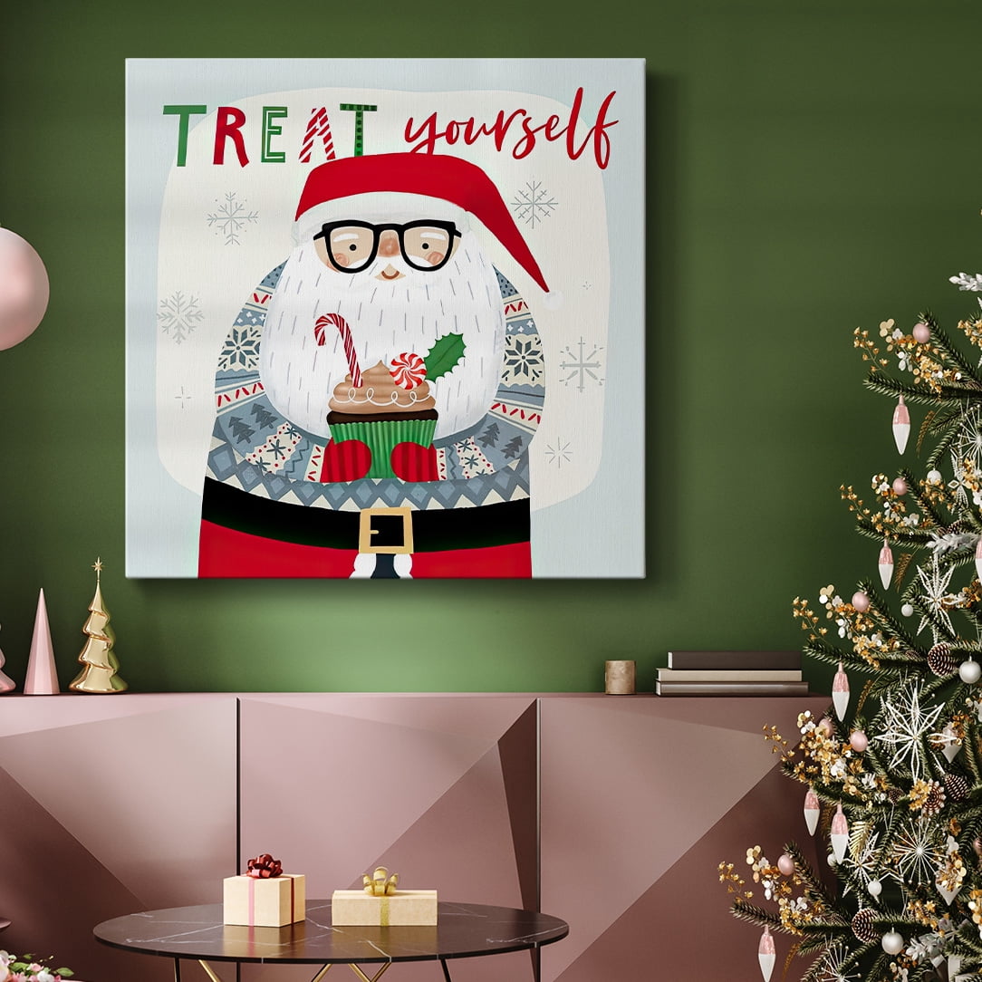 Santa's Foodtruck I- Gallery Wrapped Canvas