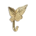 thumbnail image 5 of Mythra Golden Angel Wings Cast Iron Wall Hook, 5 of 7