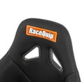 thumbnail image 6 of RaceQuip 96663369RQP Seat Non-Reclining FIA 15in Harness Openings Fiberglass Black Fabric, 6 of 9