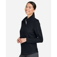 thumbnail image 2 of North End NE412W Women's Express Tech Performance Pique Quarter-Zip Pullover-Black-L, 2 of 6