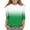 Green, variant on ZACPNCV Kids Three-Quarter Sleeve Shirts Gradient Crewneck Pullover Basic Tees Daily Tees Blouses Spring Summer Clothes Black 5-6 Years