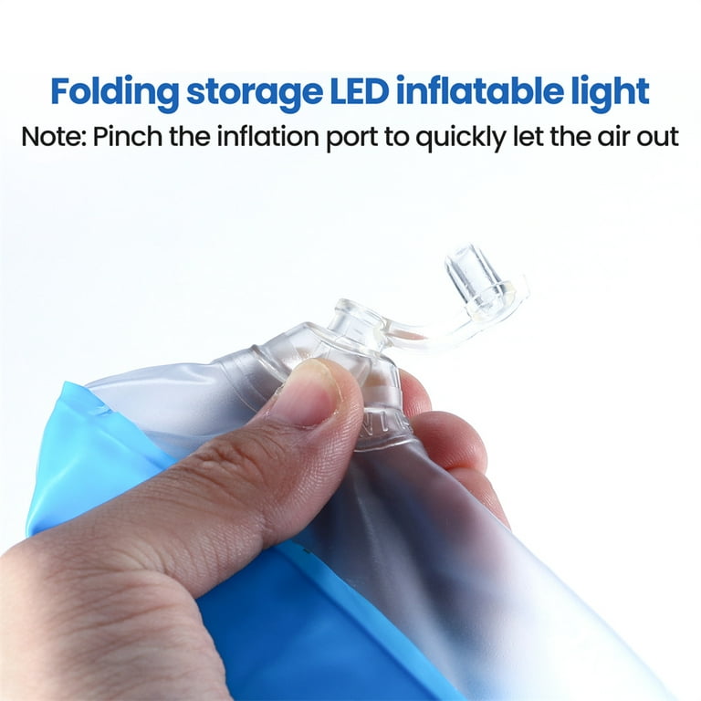 Outdoor Inflatable Camping Lantern Rechargeable, Foldable LED Camping Light  Lantern Plug in Workshop Lamp, Emergency Travel Hanging Tent Light for Camping  Accessories 