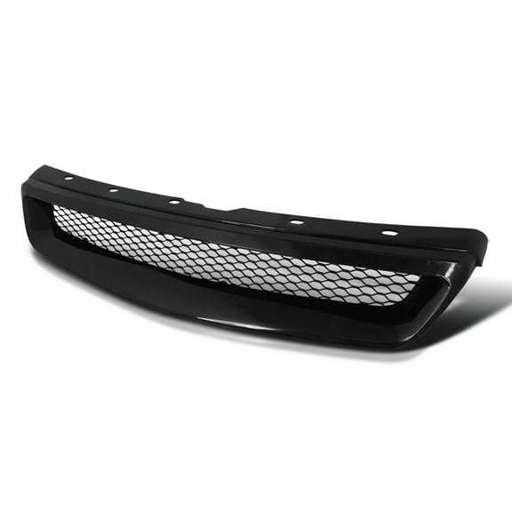 Spec-D Tuning Front Bumper Mesh Grille Compatible with 1999-2000 Honda Civic LX EX Si