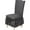 DRAK GRAY, variant on VerPetridure Bubble plaid Stretch Dining Chair Covers Slipcovers Thick With Chair Cover Skirt
