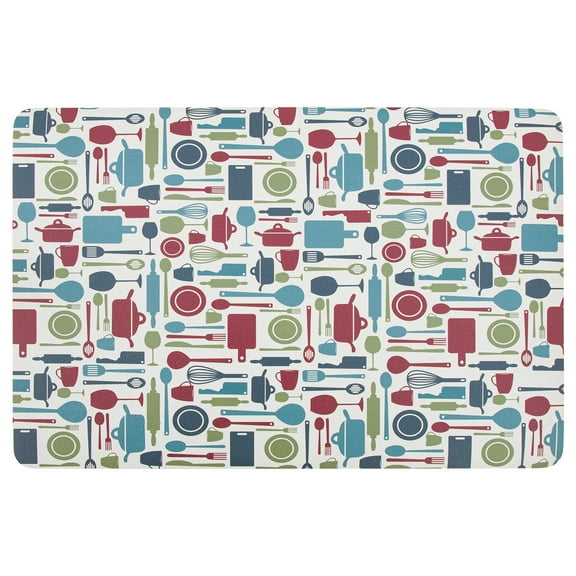 RAY STAR Placemats Set of 4, Vinyl Washable Wipeable Place Mats-12inx18in, Heat Resistant Waterproof Place Mat