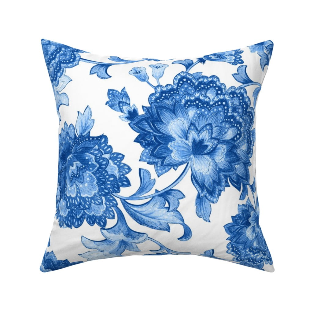 World map Sham cover Select size. Blue /& white Air Traffic Pillow cover