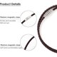 thumbnail image 4 of Pulsera de Cuero Trenzado Pulsera de Cuero Doble Trenzado Unisex Speroto Nueva Pulsera de Hombre Cuentas y Trenzado de Cuero, 4 of 5