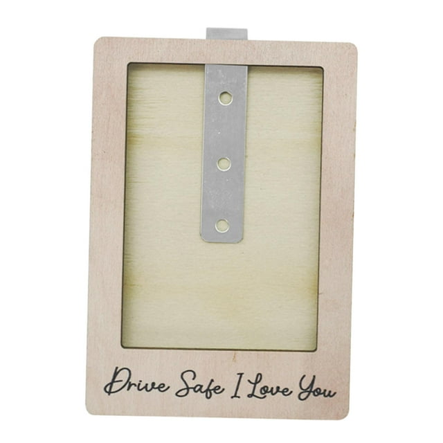 Siruishop Car Picture Holder for Sun Visor Visor Clip Photo Frame for Husband Him Wife Style A