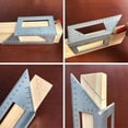 thumbnail image 3 of Multifunctional Square 45/90 Degree Gauge Angle Ruler Home Use Measuring X6B8. O4Q4, 3 of 6