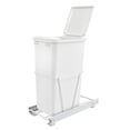 thumbnail image 2 of Rev-A-Shelf RV-12PB-50 50 Quart Pull-Out Sliding Waste Container w/ Lid, White, 2 of 5