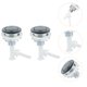 thumbnail image 4 of 2 unids Botones de inodoro de agua Universal Tank Tank Interruptor Botones Baño Aseo Accesorios, 4 of 8