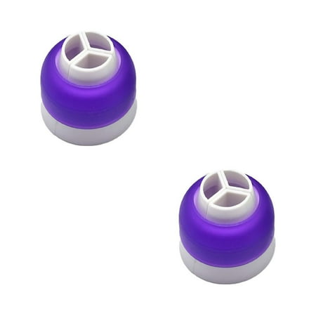 

2 PCS EasyBake Tri-Color Coupler Large Converter Tri-color Butter Cream Coupler Cake Barbecue set Kitchen Utensils Kitchen Gadgets kitchenware