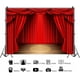 thumbnail image 2 of Telones de fondo para escenario de teatro, cortinas rojas, focos de escenario, suelo de madera rústico, telón de fondo para fotografía, festival, celebración, espectáculo, decoración, pancarta,, 2 of 5
