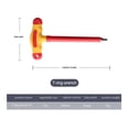 thumbnail image 1 of Hand Insulated T-Handle Hexagonal Wrench 1000V High Voltage for T10-T40 T25, 1 of 8