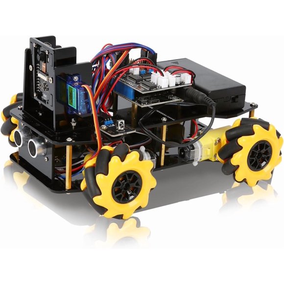 Robot Kit with 3MP Camera, Robotics Kit for Kids Ages 8–12 12-16 Compatible with Arduino & Scratch, App & Remote Control, STEM Toys Coding Robot Ki